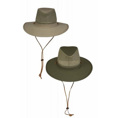 Unisex Safari Sun Bucket Hat with A Montana Crease and Mesh Crown SPF 50  eb-73411739